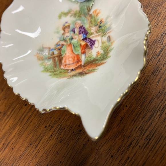Vintage Germany Dresden Porcelain Mini Dish - Picture 3 of 6
